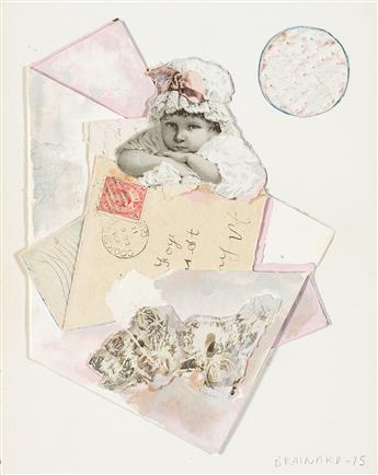 JOE BRAINARD (1942 - 1994, AMERICAN) Girl Envelope.                                                                                              